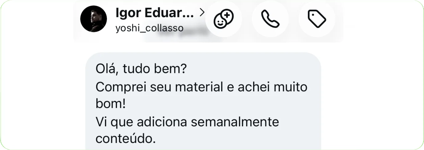 Depoimento de cliente 4