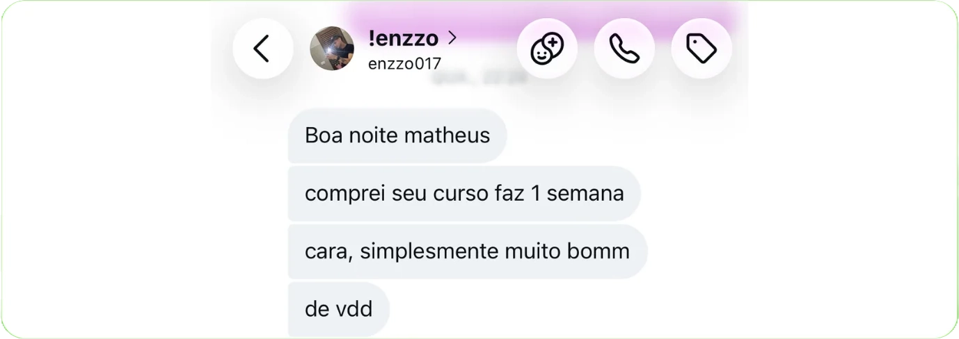 Depoimento de cliente 7